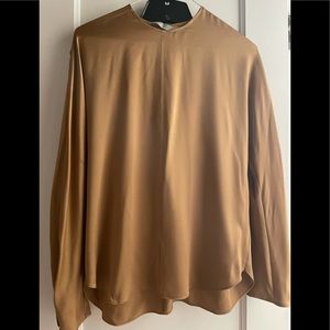 Vince long sleeve silk blouse